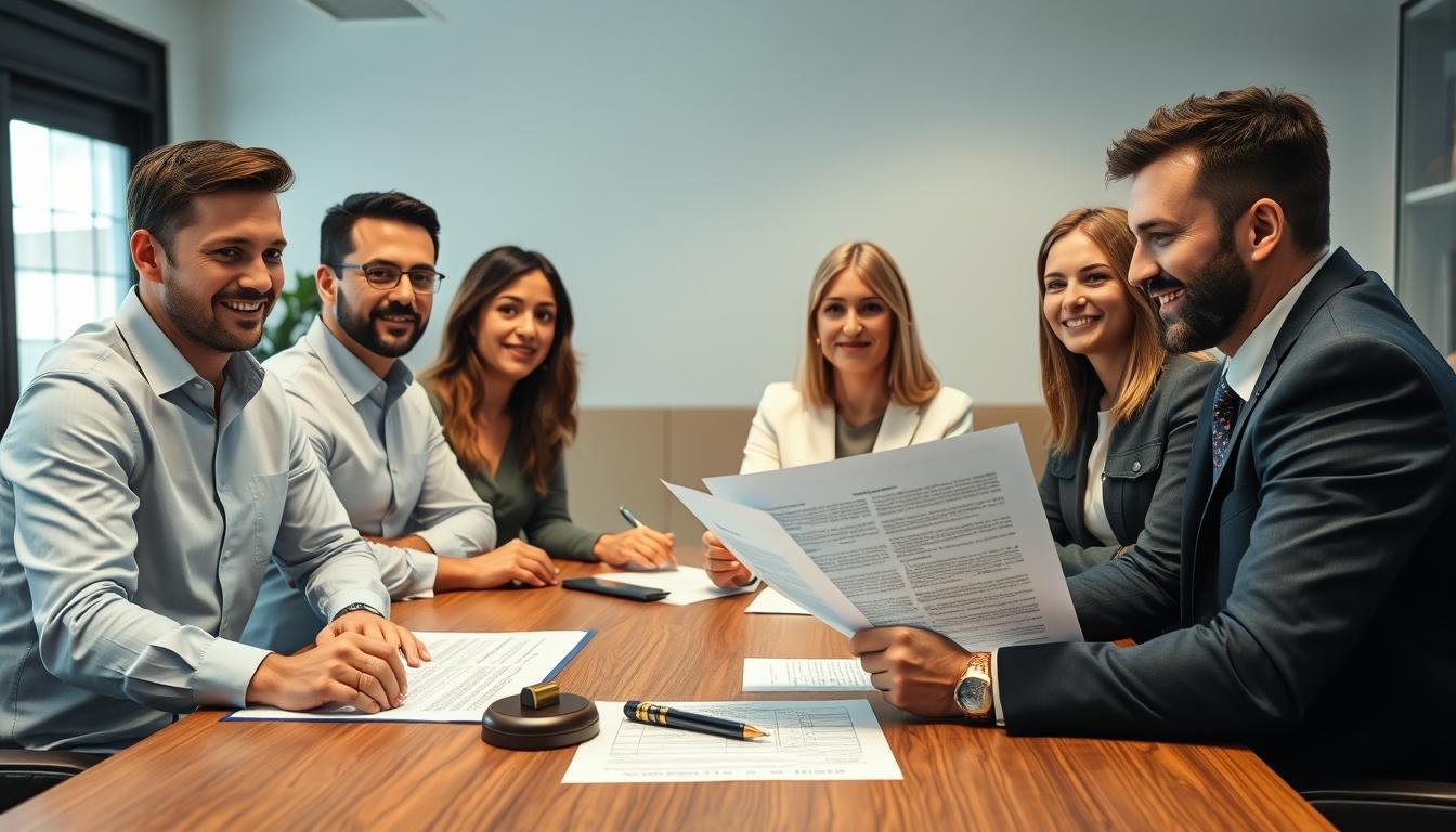 Family elder care planning discussion